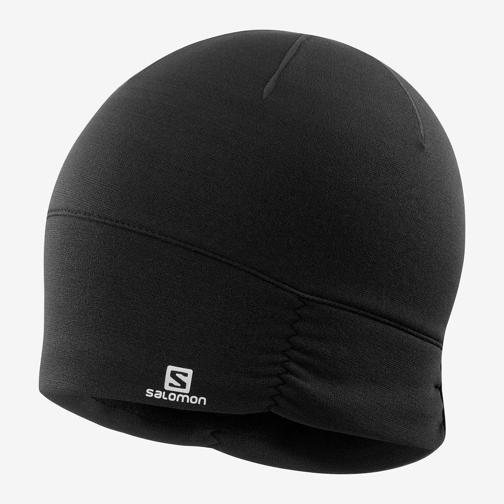 Bonnets Salomon Femme Noir - Salomon ELEVATE WARM - France (4835-XYVDP)